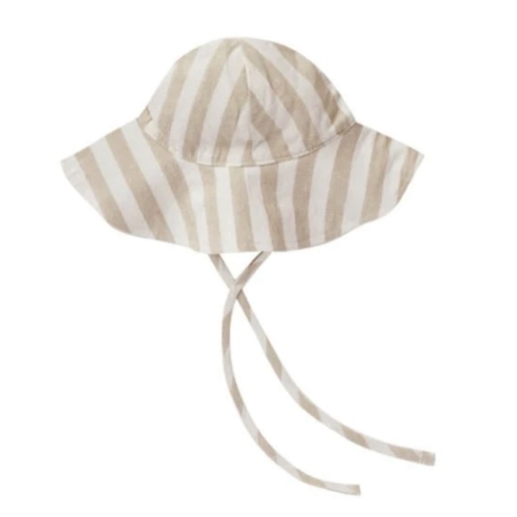 Rylee + Cru Floppy Swim Hat - Citron Stripe main image 1